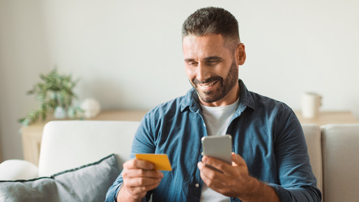 customer, caucasian, modern, money, message, male, background, technology, 40s, casual, buyer, businessman, buy, guy, application, digital, phone, offer, online, mobile, business, indoors, telephone, smartphone, gadget, bank, browsing, cellphone, communication, credit card, white, concept, home, store, people, adult, ecommerce, man, middle aged, retail, website, shopping, smile, internet, sale, european, finance, lifestyle, payment