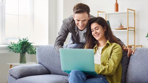 couple, shopping, online, laptop, internet, home, browsing, buy, leisure, searching, surfing, technology, webcam, portrait, web, pretty, enjoying, relaxing, relationship, interior, indoor, looking, young, together, happy, woman, room, computer, virtual, video, portable, man, video call, having, camera, call, notebook, social media, chat, pc screen, connection, cyberspace, husband, happy family, websurfing, communicating online, laptop webcam, using laptop, smiling